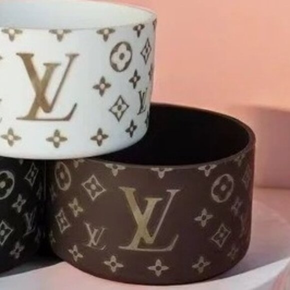 Stanley Brown 40oz Tumbler Laser w/ Brown Gem Straw Topper &Brown Boot Sleeve lv - Picture 3 of 7